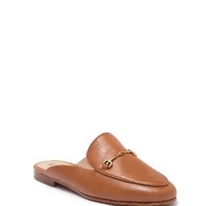NWT Sam Edelman Linnie Brown Leather Mules